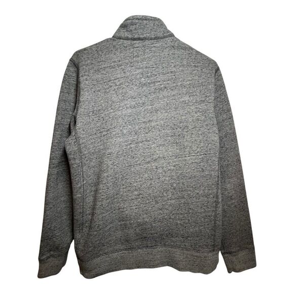Abercrombie & Fitch Gray Soft 1/4 Fleece Sweater Adult Small Pullover Preppy - Picture 5 of 10
